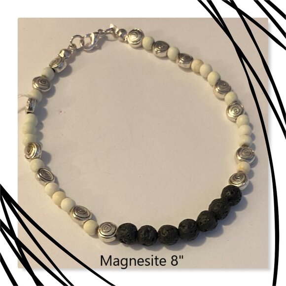 Magnesite essential oil bracelet  NEW - Picture 1 of 3